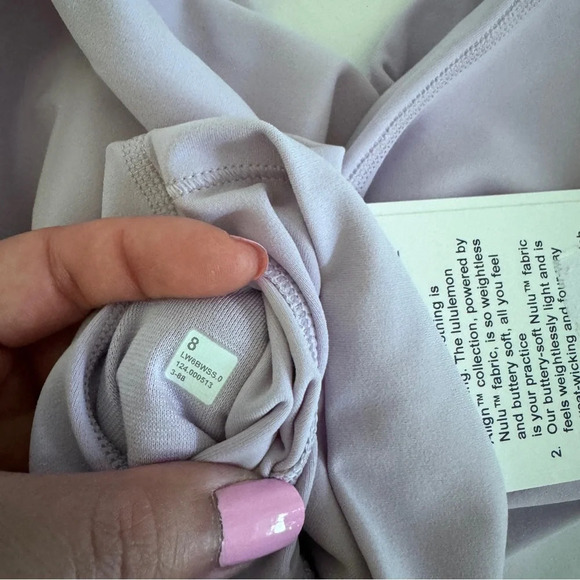 🆕💜 Lululemon Align High Rise Crop 23” - Lilac Ether - Picture 8 of 9
